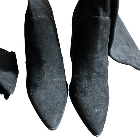 STEVE MADDEN Black Chunky Heel Knee High Tava Boot US 9 - Picture 5 of 6